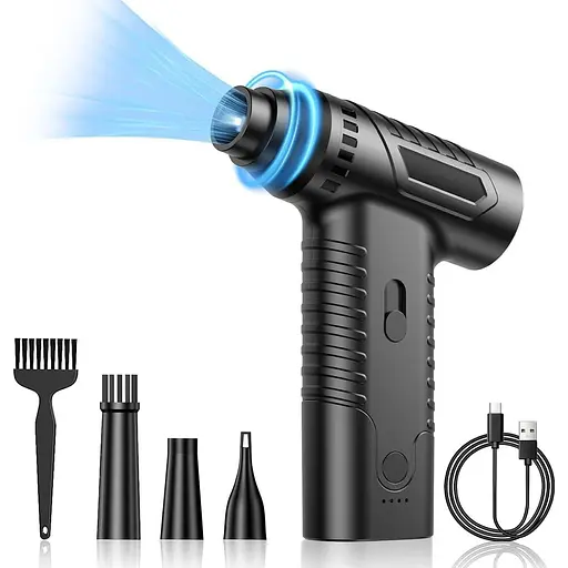 Электрический пылеуловитель с распылителем сжатого воздуха