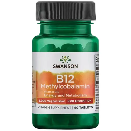 Вітаміни Swanson B12 Methycobalamin 60 пігулок
