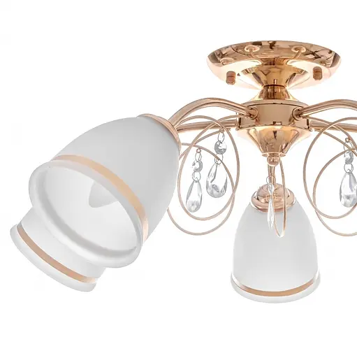 Люстра стельова Brille E27 60W G (LK-582C/5) - фото 5