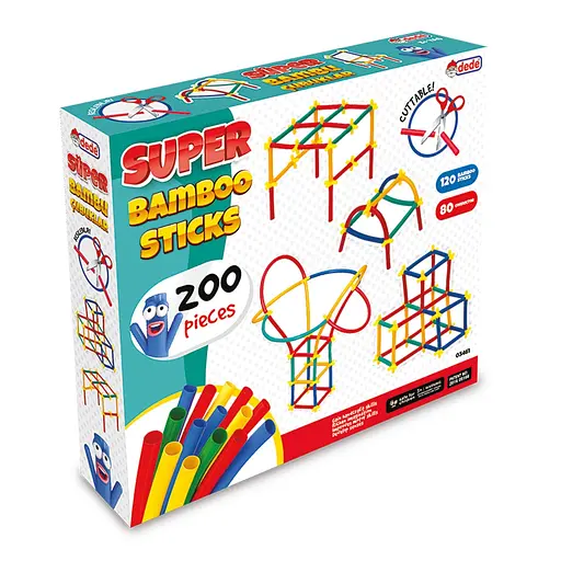 Конструктор-соломинки Dede Спортмайданчик 200 елементів (3461) - фото 5