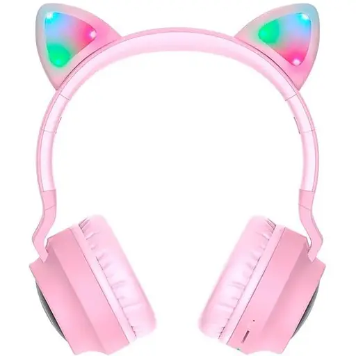 Блютуз Стерео Гарнитура Hoco W27 мятая упаковка Розовый