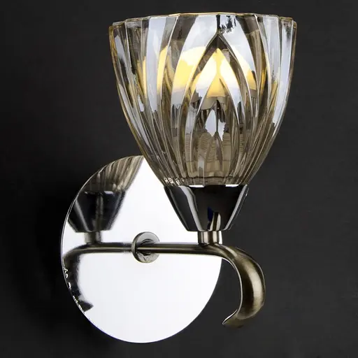 Бра Brille LK-515W/1 настінне накладне класичне E14 - фото 3