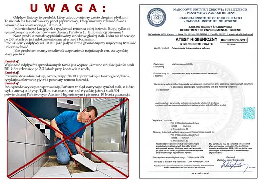 Душовий канал Rea Wave 100 см REA-G0409 - фото 10