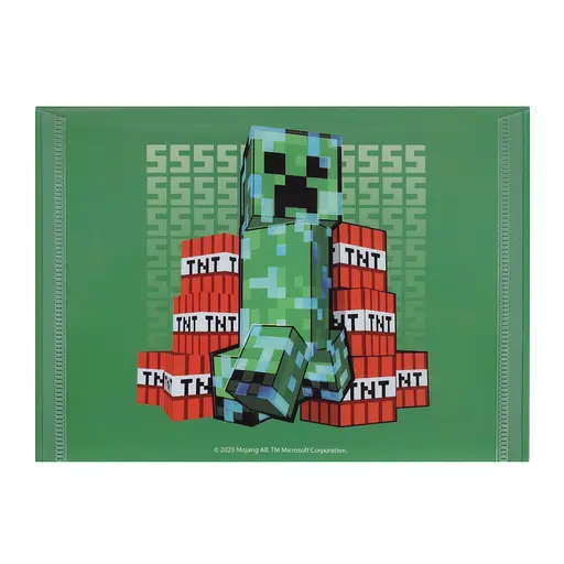 Папка – конверт Yes В6 на кнопке Minecraft Creeper (492003) - фото 4