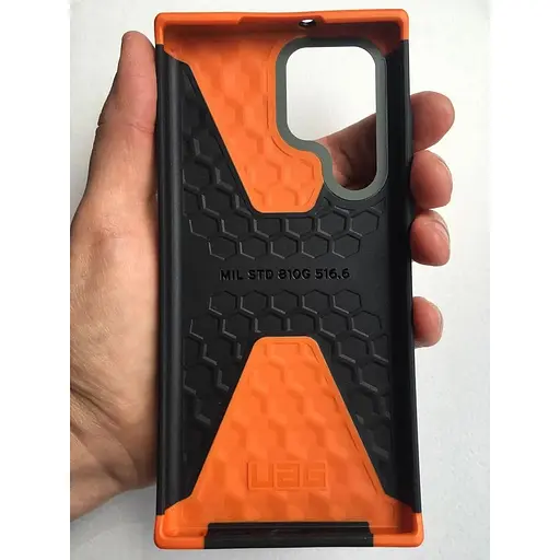 Оригінальний протиударний чохол UAG Civilian Samsung Galaxy S22 Ultra (6.8") Olive 21344D117272 - фото 3