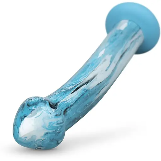 Стеклянный дилдо Gildo Ocean Ripple - фото 4
