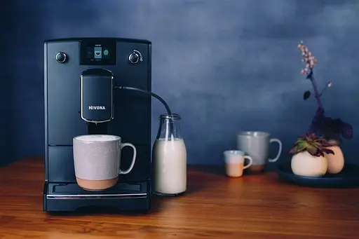 Nivona Кавомашина CafeRomatica, 2,2л, зерно+мелена, автомат.капуч, авторецептів -5, чорний - фото 5