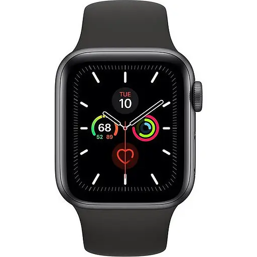 Смарт-часы Apple Watch Series 5 GPS 40mm Space Gray Aluminum w. Black b.- Space Gray Aluminum MWV82 - фото 1