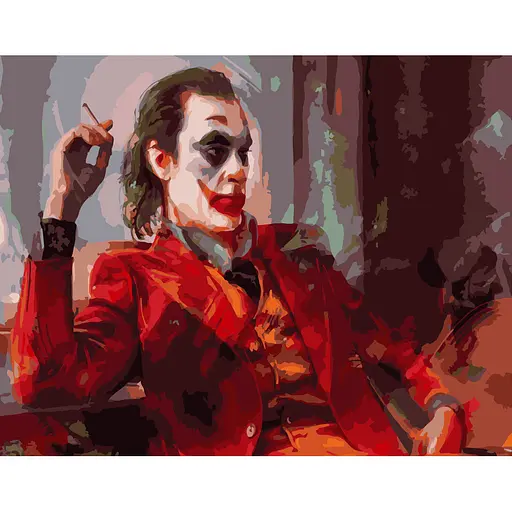 Картина по номерам Strateg ПРЕМИУМ Взгляд Джокера размером 40х50 см (GS357) 4823113842796 - фото 1