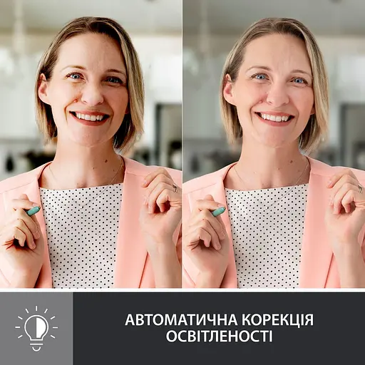 Веб-камера Logitech Brio 500 FullHD Off-White (960-001428) - фото 3