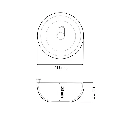 Умивальник VBI Corridonia beige stone matt накладний VBI-016100 - фото 7