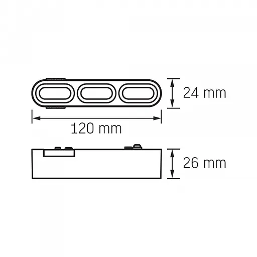 Світильник магнітний трековий Videx LD13B 5.5W 4000K 48V Black - фото 9