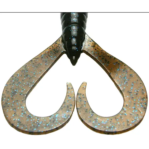 Силикон Keitech Little Spider 3.5" #401 Green PumpkinPP.Chart (5 шт/уп) - фото 3