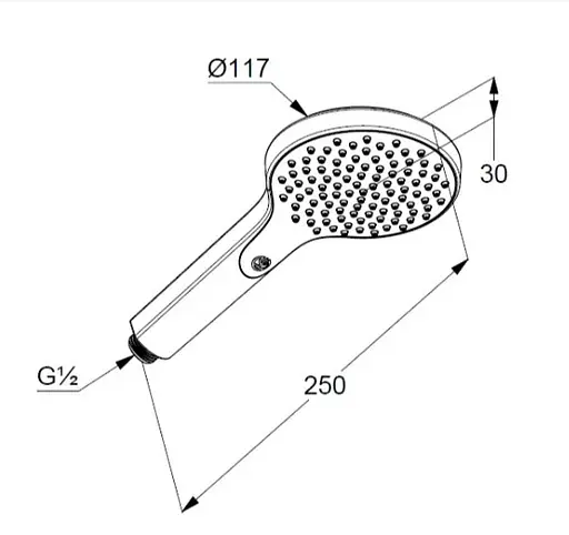 Ручний душ Kludi Dive 1X 6981005-00 - фото 2