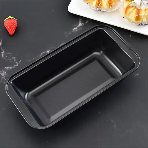 Форма прямоугольная хлебная для выпечки хлеба 25x13x6.5 см, A-plus Черный 83127 - фото 10