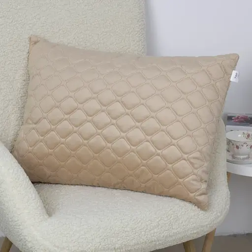 Подушка декоративна ТЕП Velour Золотий беж 50 x 70 см (3-00435_34061) - фото 1