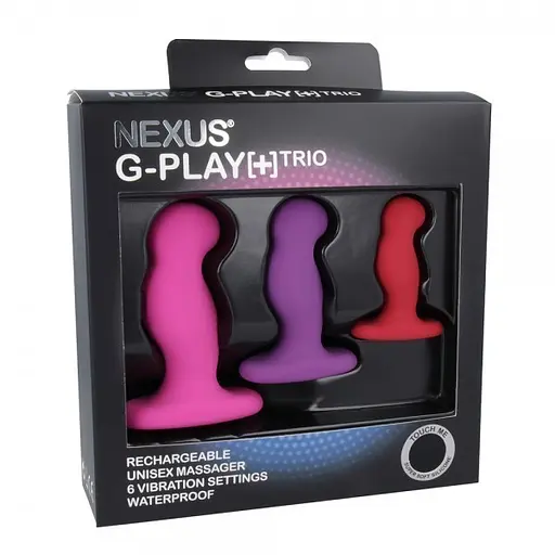 Набір вібростимуляторів Nexus G-Play Plus Trio 3 шт. мульті - фото 4