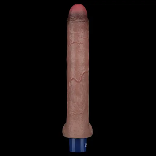 Вібратор Lovetoy Real Softee 10.5" 26.5 см коричневий - фото 3