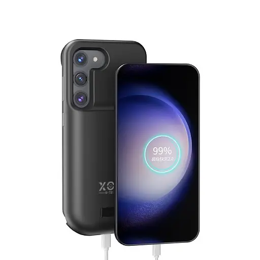 Чехол-аккумулятор XON PowerCase для Samsung S23 5000 mAh Черный (PCBS2123150B 1318) - фото 1