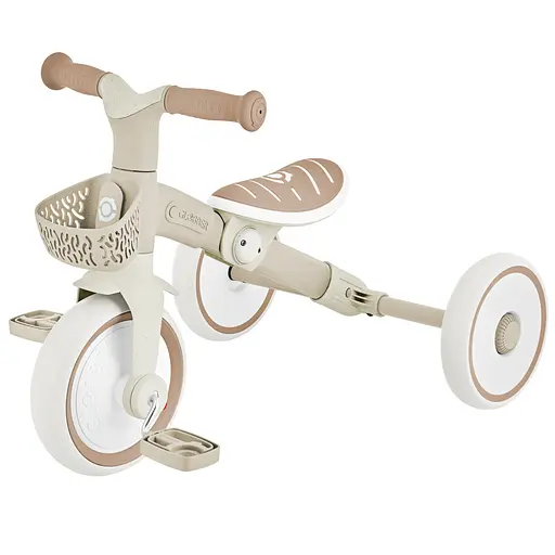 Велосипед детский Globber Learning Trike 2в1 PLUS до 20 кг кокос (737-466)