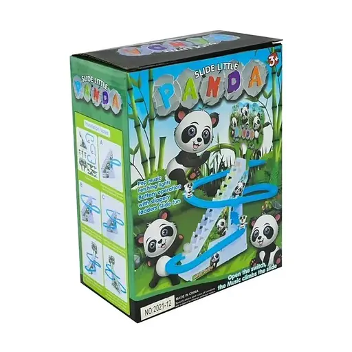 Детский игровой набор Трек "Панда" Bambi 2021-12, 9 мини-фигурок - фото 1