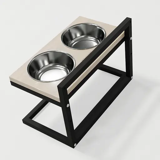 Hollky Flex M — миски на регульованій підставці для середніх собак (2 × 0.85 л) - фото 5