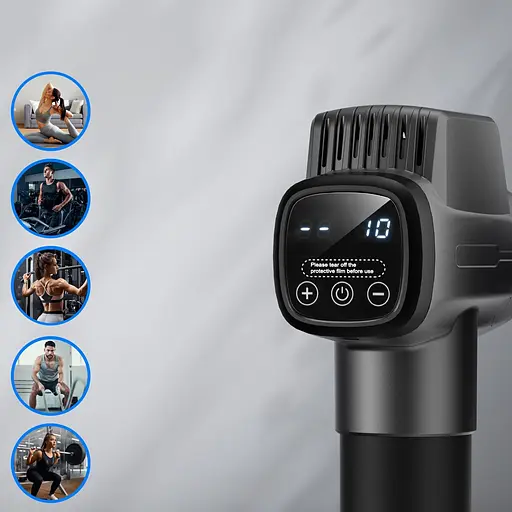 Перкуссионный массажер Naipo NPMGUN-006 [149815] - фото 6