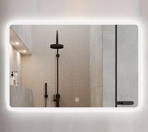 Дзеркало Dusel DE-M3011 75x100 см Сенсорне включення + підігрів, Білий - фото 1