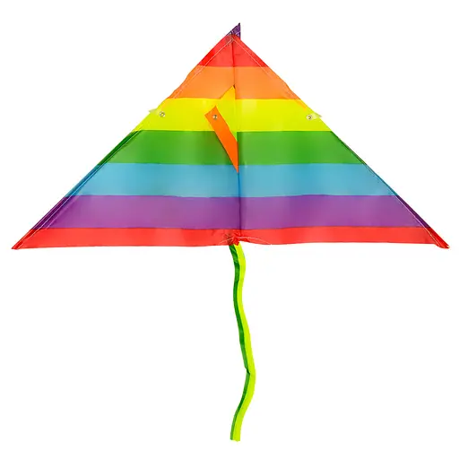 Повітряний змій M 1739-2 ширина 70см, дов.33см, хвіст 33см, струна, мікс кольорів, кул., 9-45-1,5 см (6903183972017) - фото 1