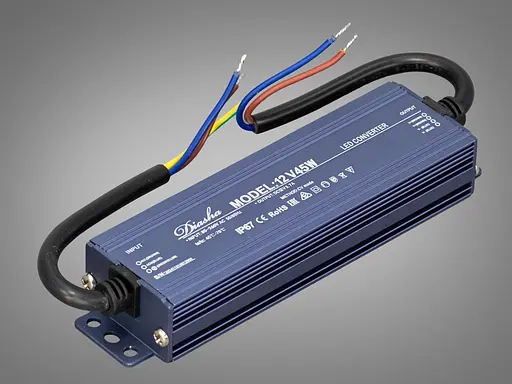 Блок живлення 12 В, для підключення LED стрічки, 45Вт, 3.75А - фото 1