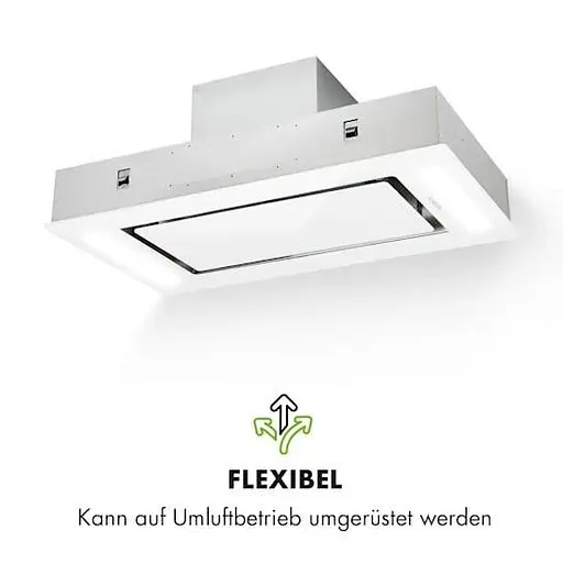 Вытяжка Klarstein Remy 90 см 619 м³/ч потолочная (10032864) - фото 2