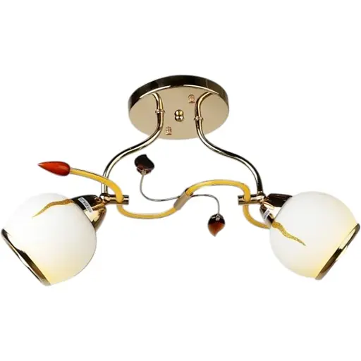 Люстра стельова Brille класична E27 60W G (LK-376C/2)