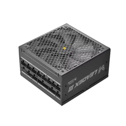 Блок питания 1300 Вт, Super Flower LEADEX III GE, Black, модульный, 80+ Gold, Active PFC, 14 см FDB, 4xMolex / 8xSATA / 1x16-pin / 4x6+2-pin / 2x4+4-pin / 1x20+4-pin, защита OVP/OCP/OPP/SCP/UVP/OTP/NLO/SIP, ATX3.1 (SF-1300F14GE) - фото 4