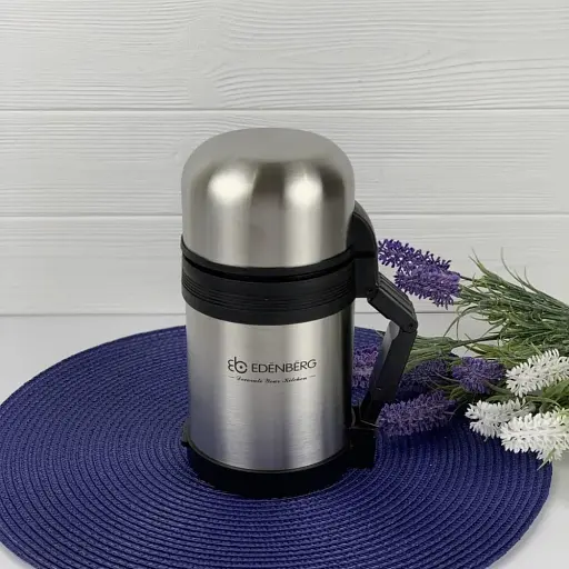 Термос вакуумний харчовий Edenberg EB-3506 з окремою тарілкою 800 мл - фото 2