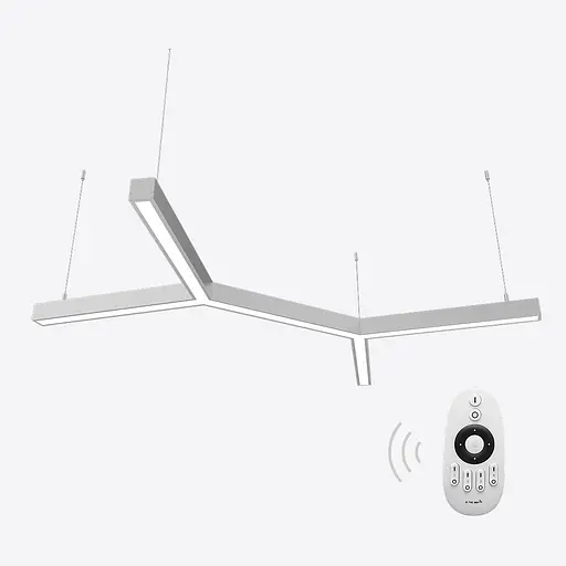 Керований світлодіодний світильник X-LED 100ВТ Star (870*740*43) LSNS-100d - фото 1