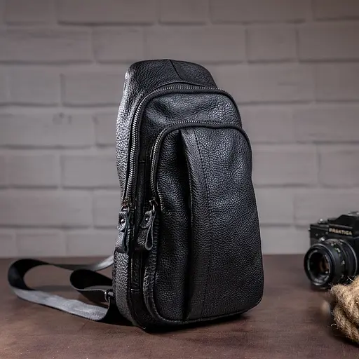 Чоловіча шкіряна сумка Vintage 17х29х6 см sum0012344 - фото 2