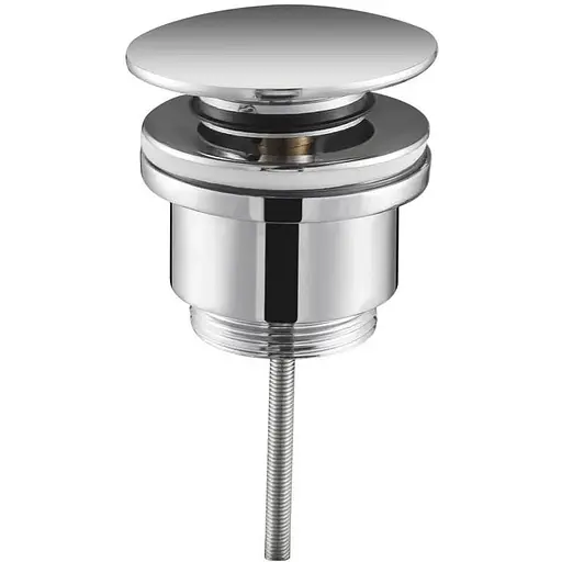 Донний клапан Imex матовий нікель VCC012, Шліфований чорний хром - фото 1