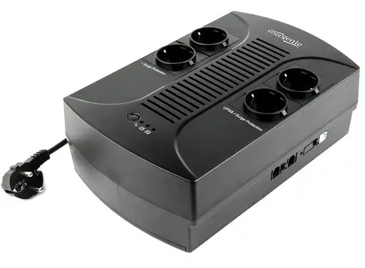 Джерело безперебійного живлення EnerGenie 650 ВА / 390 Вт / 7 А*ч (EG-UPS-001) - фото 1