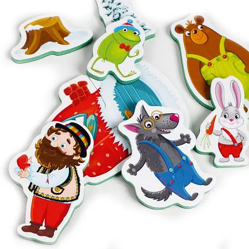 Дитячий розвивальний магнітний театр "Рукавичка" VT3206-28, 12 магнітів - фото 2