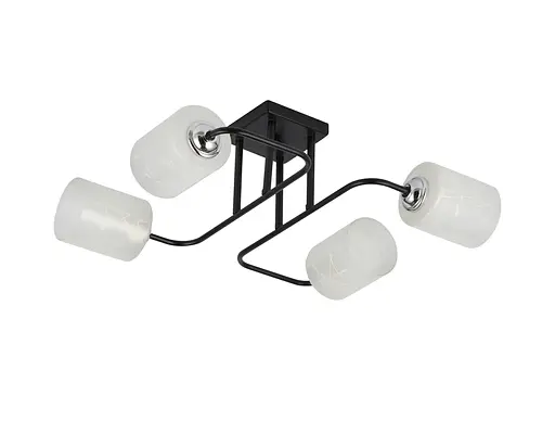 Люстра декоративная INTEREES V 70196-4 BK+CR