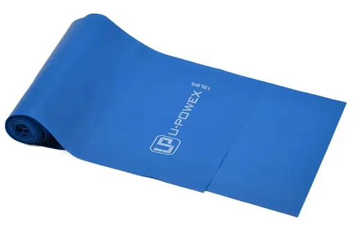 Стрічка-еспандер U-Powex Fitness band для фітнесу та реабілітації 0.4мм. (6.8 кг) Blue (UP_1007_Blue) - фото 2