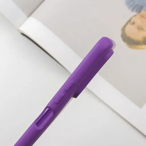 Чехол TPU Getman Liquid Silk Full Camera для Xiaomi Redmi Note 10 Pro / 10 Pro Max Фиолетовый / Purple - фото 4