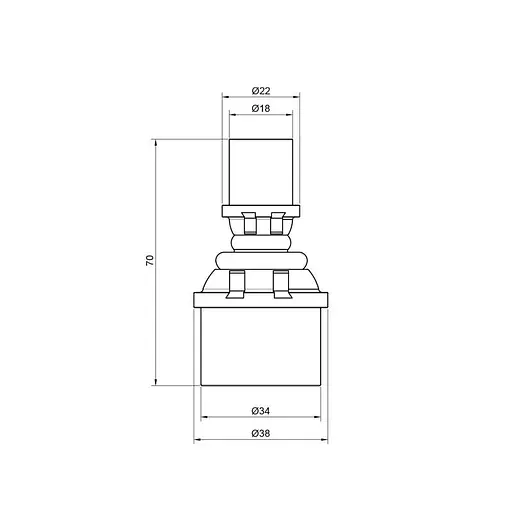 Муфта прес Icma 32х16 No400 - фото 2