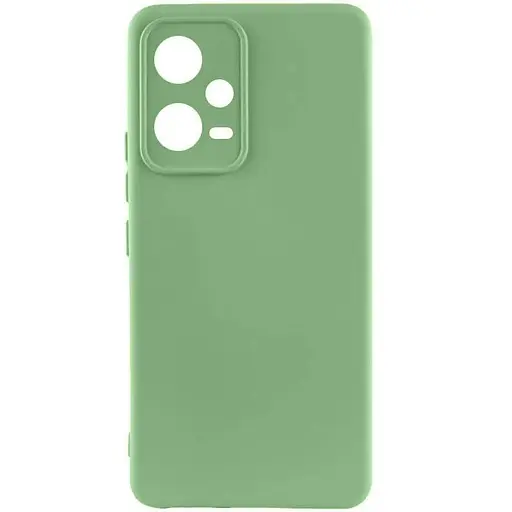Чехол Silicone Cover Lakshmi Full Camera (AAA) для Xiaomi Poco X5 5G / Redmi Note 12 5G Мятный / Mint