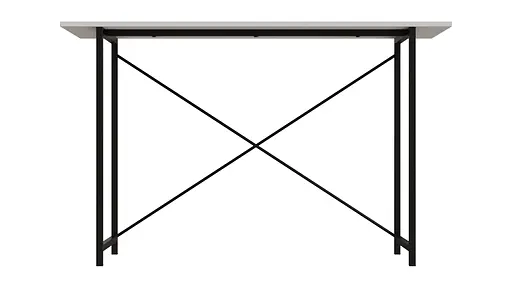 Стол письменный Line Лайт Ferrum-decor 750x1200x500 Черный металл ДСП Белый 16 мм (FRD-104850) - фото 3