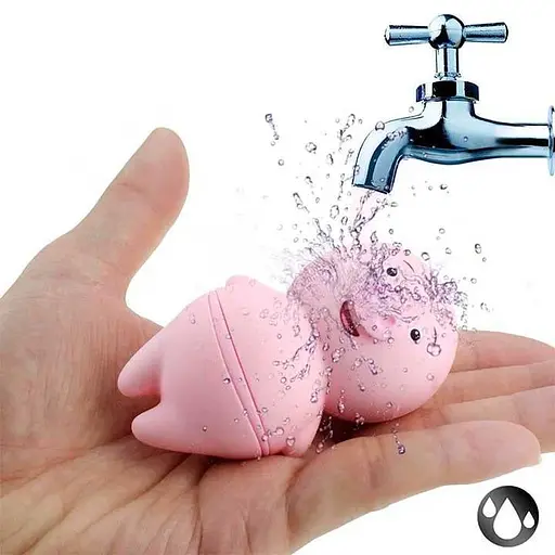 Вибратор-свинка 'Язык' стимуляция клитора и сосков USB Розовый K000324 - фото 3