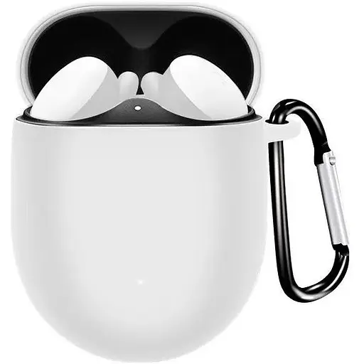 Чохол-накладка DK Silicone Candy Friendly з карабіном для Google Pixel Buds A (011407) (white)