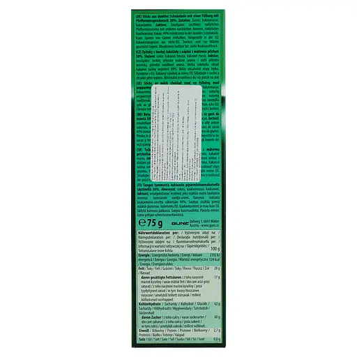 Шоколадні палички Maitre Truffout Mint Flavour з м'ятою 75 г - фото 5