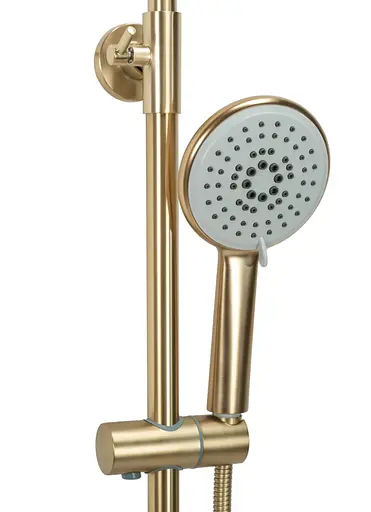 Душова система Rea Verso Brushed Gold з виливом REA-P9146, Золотий - фото 4