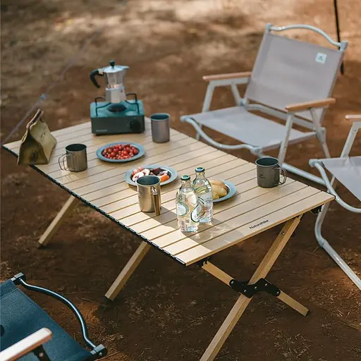 Розкладний великий туристичний стіл Naturehike CNK2300JU010 алюміній (Чорний) - фото 9